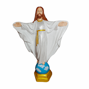 Oxalá/Jesus 40cm em base dourada