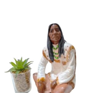 Caboclo Cacique/Xamã 20cm