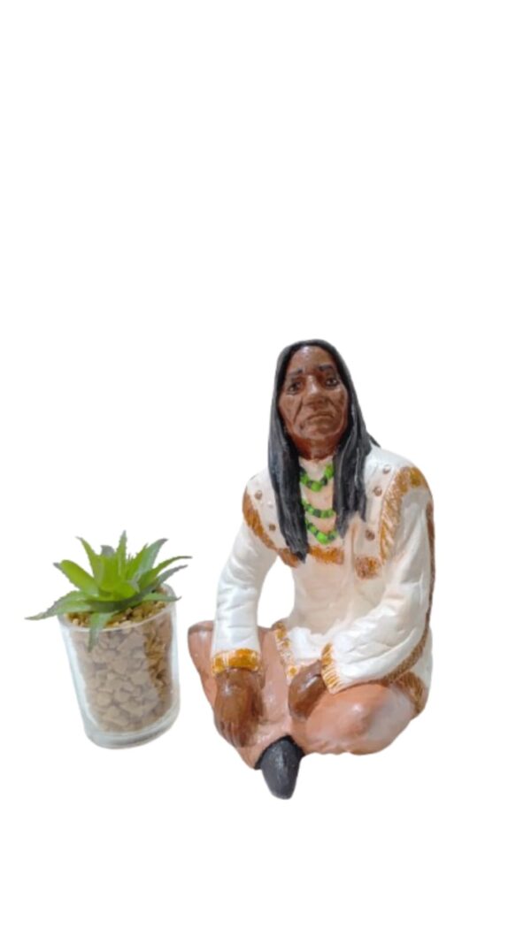 Caboclo Cacique/Xamã 20cm