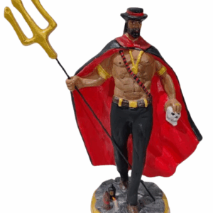 Exu Veludo com tridente removível