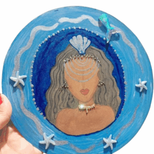 Placa Iemanjá busto